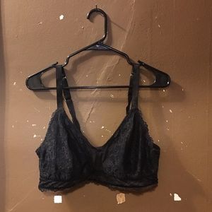 Savage X Fenty Floral Lace and Mesh Bralette